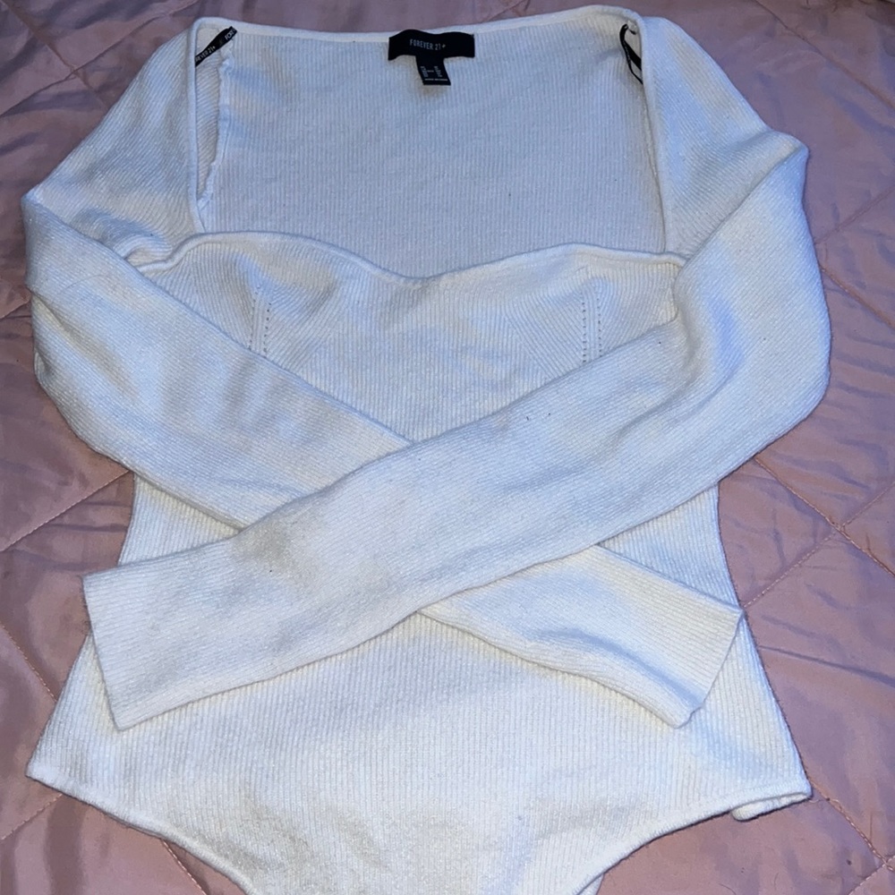White body suit from forever 21
